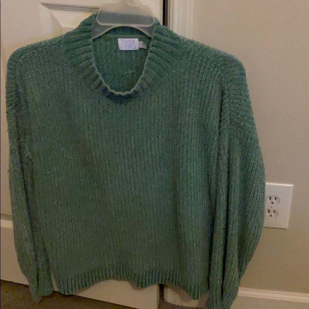 Cotton stretch sweater